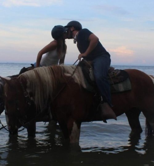 Couple Horseback Riding Toronto